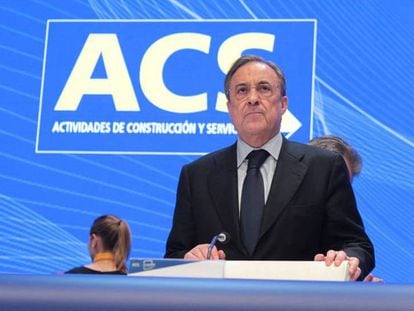 Florentino P&eacute;rez, presidente de ACS.