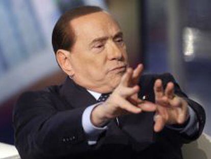 El pol&iacute;tico italiano, Silvio Berlusconi