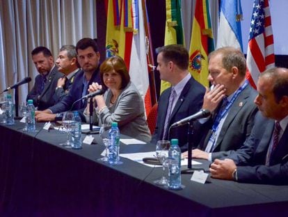 La ministra Bullrich participa en Buenos Aires del encuentro con representantes del Grupo Sudamericano de Trabajo de la DEA 
