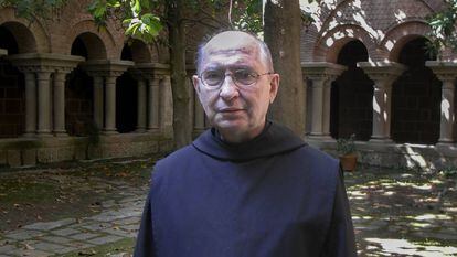 Lluís Duch, al monestir de Montserrat.