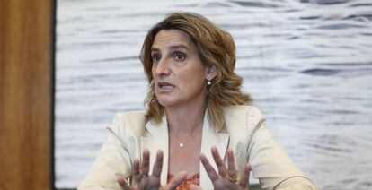 Teresa Ribera, vicepresidenta para la Transición Ecológica.