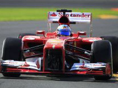 Fernando Alonso, en el Gran Premio de Australia de F-1.