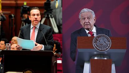 El minsitro Javier Laynez. Andrés Manuel López Obrador