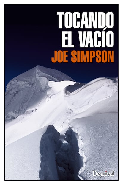 Portada del libro 'Tocando el vacío'.