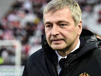 Dmitry Rybolovlev antes de la final de la Liga en el estadio Matmut Atlantique. 