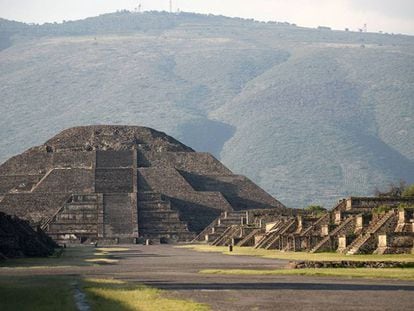 Zona Arqueológica de Teotihuacan, en México.