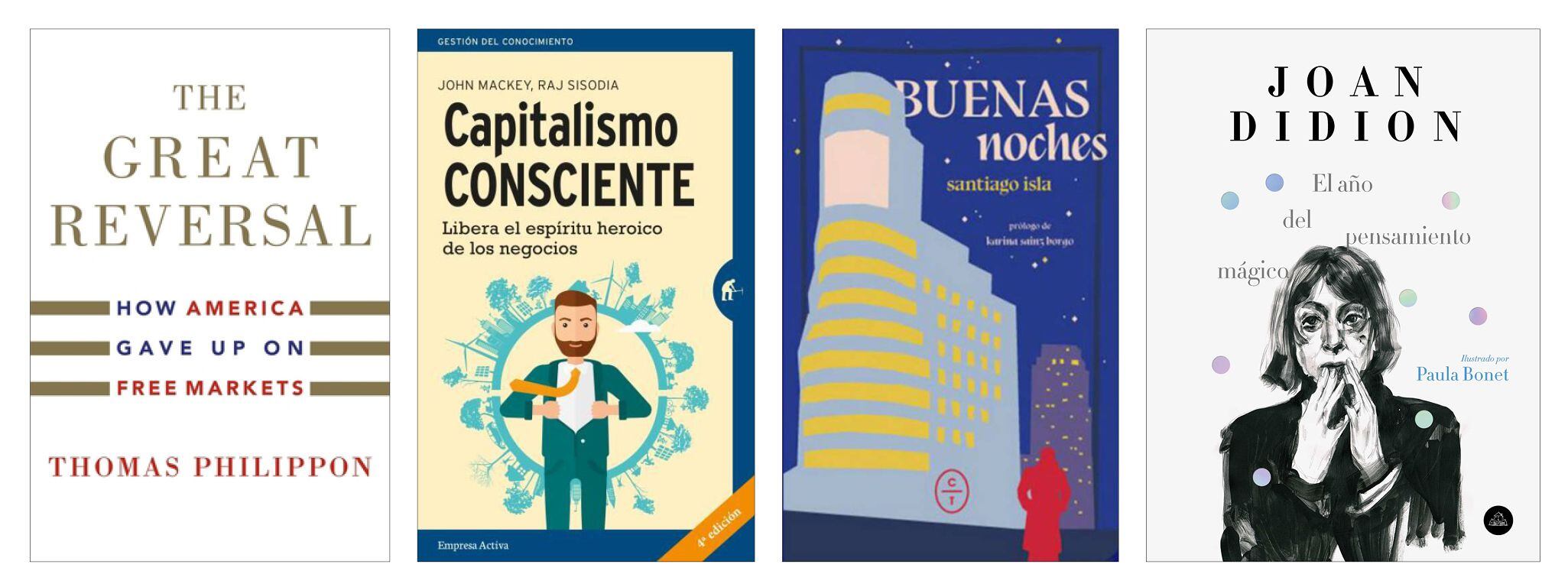 Libros recomendados por Pablo Hernández de Cos, Juan Roig, Carlos Torres y Antonio Brufau. 