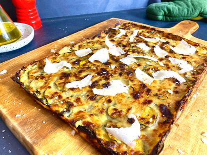 Scarpaccia, la torta de calabacín que vino de la Toscana