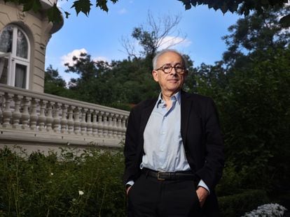 Antonio Damasio, profesor de neurociencia, psicología y filosofía, en un hotel de Madrid el día 14.