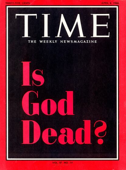 The cover of 'Time' that wondered, in the sixties, if God had died.
