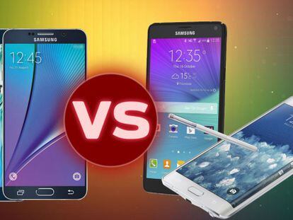 ¿Cuánto mejoran el Samsung Galaxy Note 5 y el S6 edge Plus frente al Note 4 y Note Edge del año pasado?