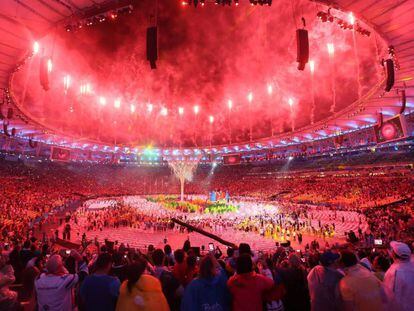 Clausura de la trigésima primera edición de los Juegos Olímpicos en Río de Janeiro.