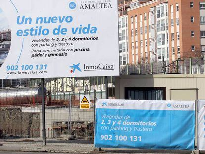 Promoción de viviendas de InmoCaixa en el área de Méndez Álvaro de Madrid.