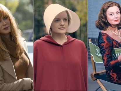 Nicole Kidman en &#039;Big Little Lies&#039;, Elizabeth Moss en &#039;The Handmaid&#039;s Tale&#039; y Susan Sarandon en &#039;Feud&#039;.