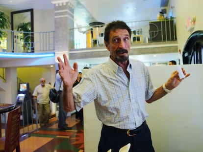 John McAfee, en una fotografía de 2013.