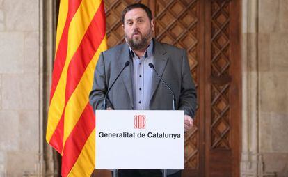 Oriol Junqueras, presidente de Esquerra Republicana.