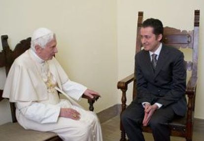 Benedicto XVI y su exmayordomo, Paolo Gabriele