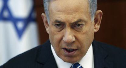 El primer ministro israelí, Benjamín Netanyahu, en una reunión del Gobierno.