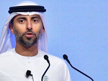 El ministro de Energía de Emiratos Árabes Unidos, Suhail Mohamed al-Mazrouei.