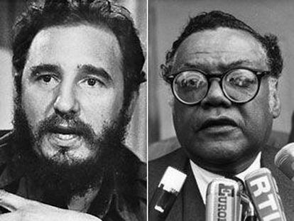 Castro y William Coleman, miembro de la Comisión Warren que aseguraba haberse reunido con Fidel Castro para hablar del asesinato de Kennedy.