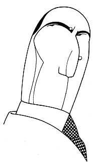 André Gide (1869-1951) visto por Loredano.