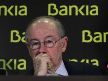 El expresidente de Bankia, Rodrigo Rato, en febrero de 2012.