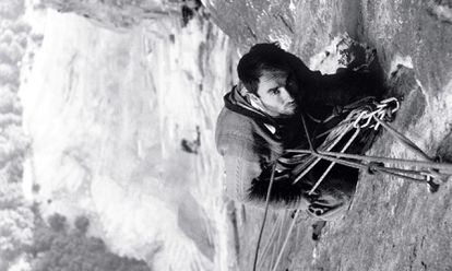 Yvon Chouinard, fundador de Patagonia, en Yosemite en los años 60.