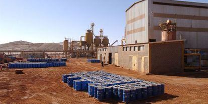 Mina de uranio de la empresa francesa Areva en Arlit (Níger).