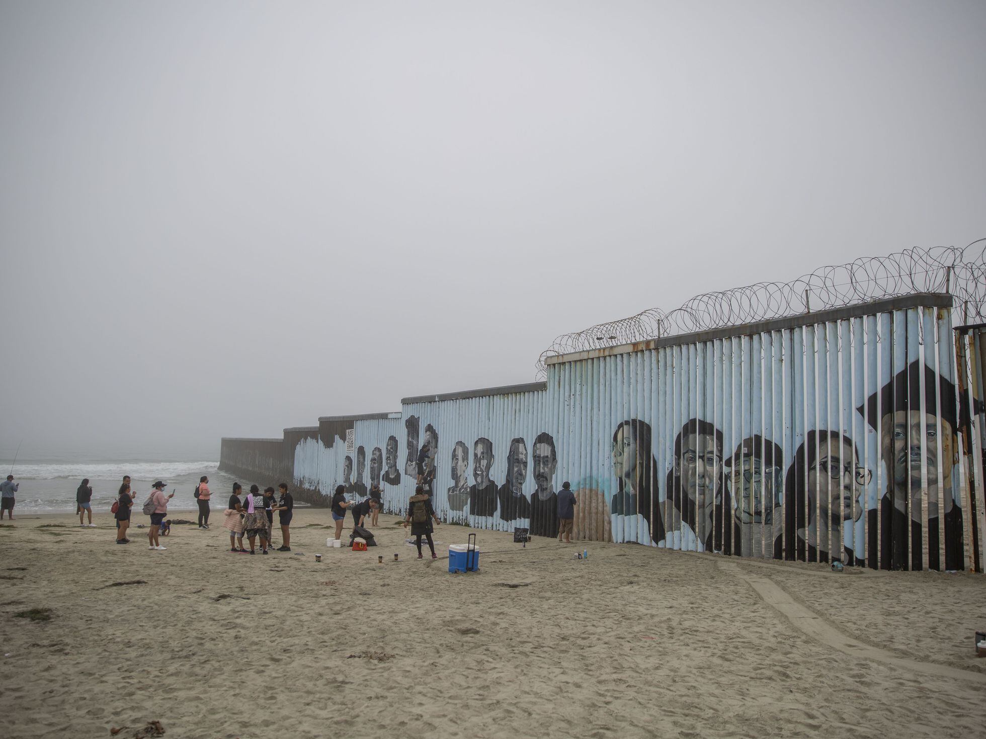 Lizbeth De La Cruz Santana: Un mural artístico en Tijuana contra la  deshumanización de la deportación | EL PAÍS México