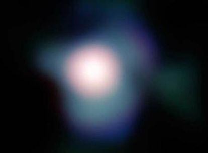 Imagen del gas de la estrella Betelgeuse tomada con los telescopios VLT.