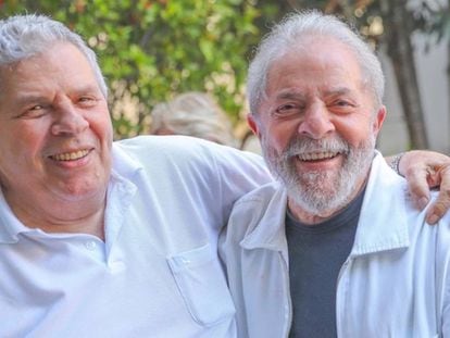 Lula y el hermano Vavá, muerto en este martes.