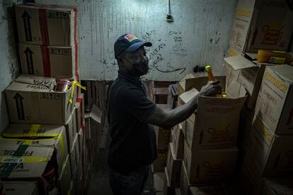 Jean Hyppolite works at the Central de Abastos in Mexico City.