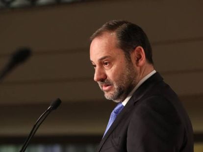 El ministro de Fomento en funciones, José Luis Ábalos.