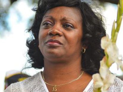 Berta Soler, la líder de las Damas de Blanco, en Miami.