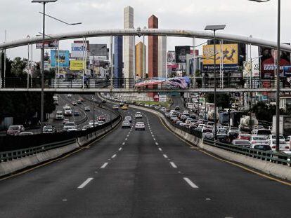 Vista de un tramo del Viaducto Bicentenario en el Estado de México.