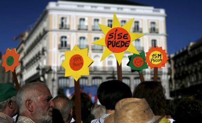 El 15M celebró la semana pasada su cuarto aniversario en la Puerta del Sol de Madrid.