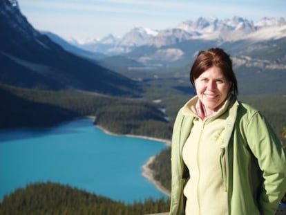 Eva Transmantiner en Canadá.