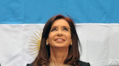 La presidenta argentina Cristina Fernández