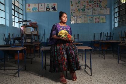 Rosalina Rax, la primera mujer productora de Tamahú, en Guatemala. JAIME VILLANUEVA