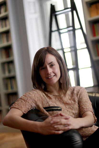 La escritora Annabel Pitcher, en Madrid.