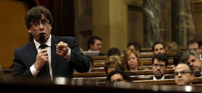 El president de la Generalitat, Carles Puigdemont.