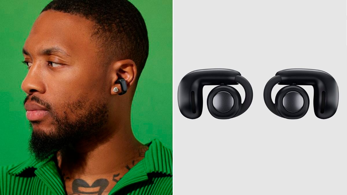 Headphones are now worn outside the ears