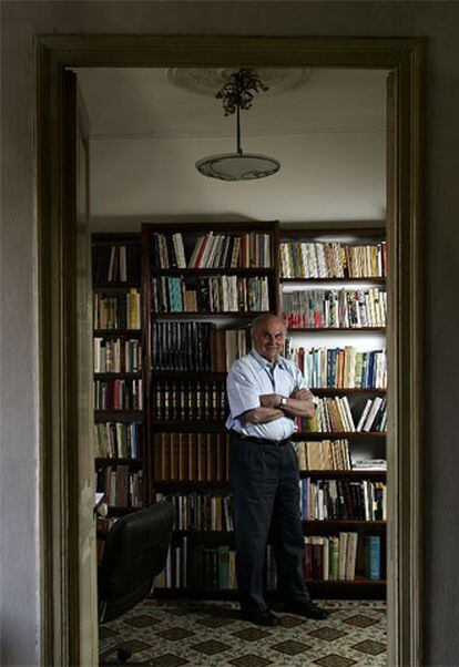 Ryszard Kapuscinski, en su casa de Varsovia.