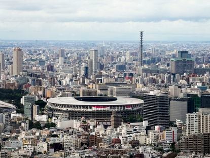 El estadio olímpico de Tokio, el pasado sábado, solo unas horas antes de la clausura de los Juegos.