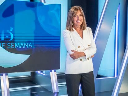 Ana Blanco, en su última etapa en RTVE como presentadora de 'Informe semanal'.
