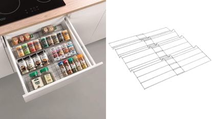 Especiero de Cocina,Práctico Organizador de Especias, frigorífico