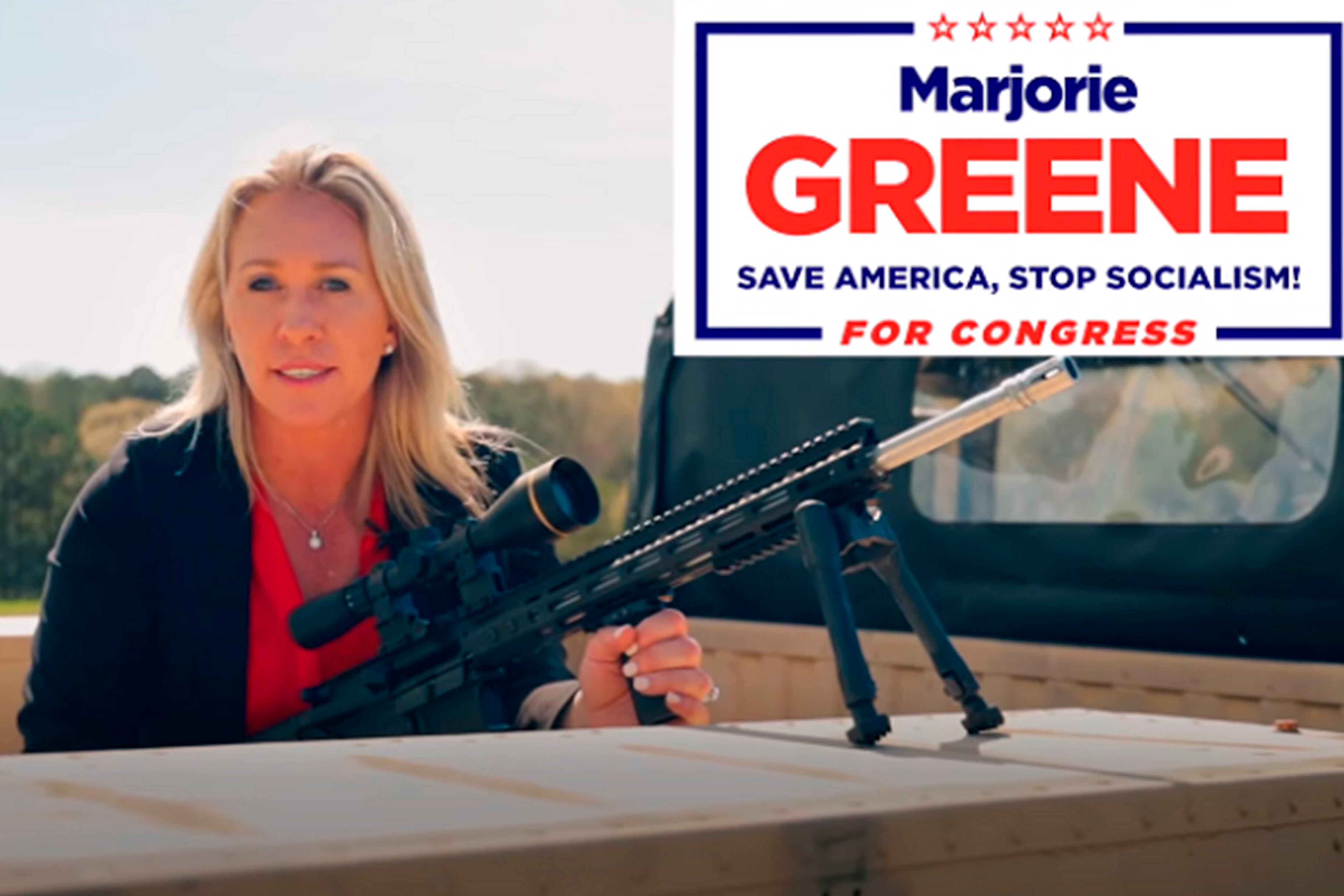 Marjorie Taylor Greene, seguidora de QAnon, ha ganado un escaño para los republicanos en Georgia.