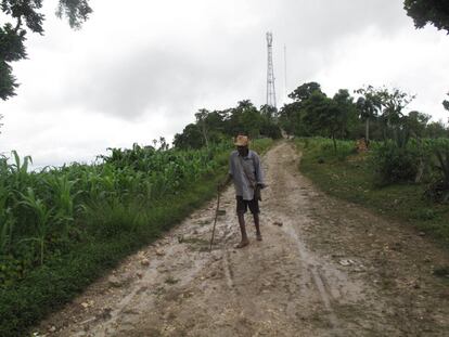 Un vecino de una localidad de montaña de Petit-Goave en la que trabaja la ONG Médicos del Mundo.