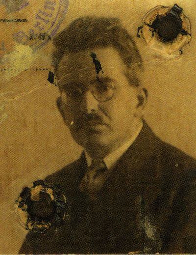 Retrato de Walter Banjamin.