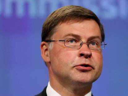 El vicepresidente de la CE Valdis Dombrovskis